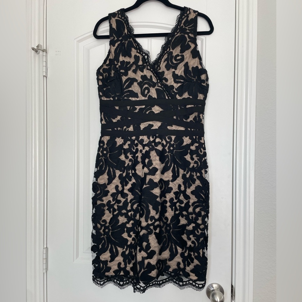 Black and tan dress